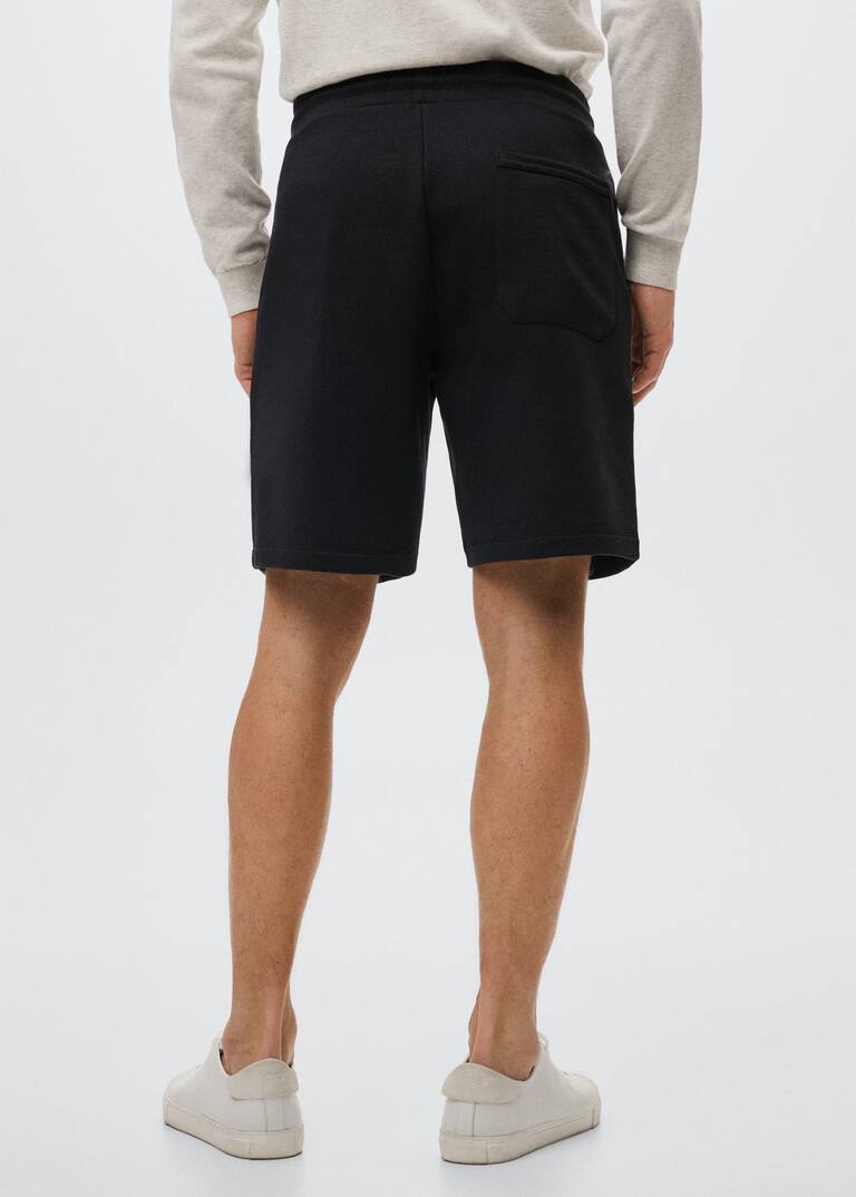 Jogger cotton bermuda shorts Men Mango Man United Kingdom