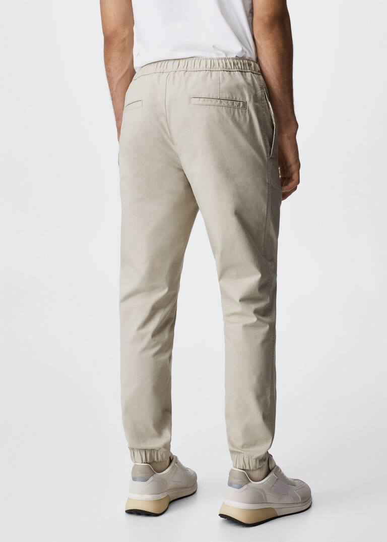 Cotton joggerstyle trousers Men Mango Man USA