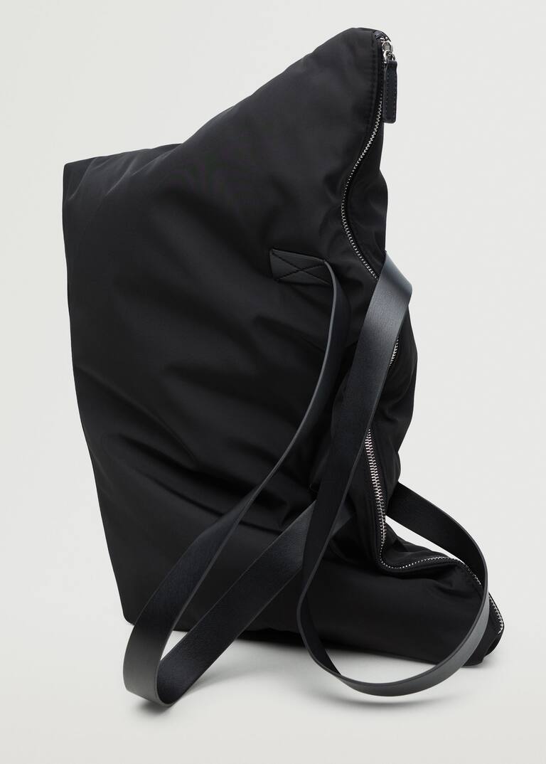 Nylon shopper bag Woman Mango India