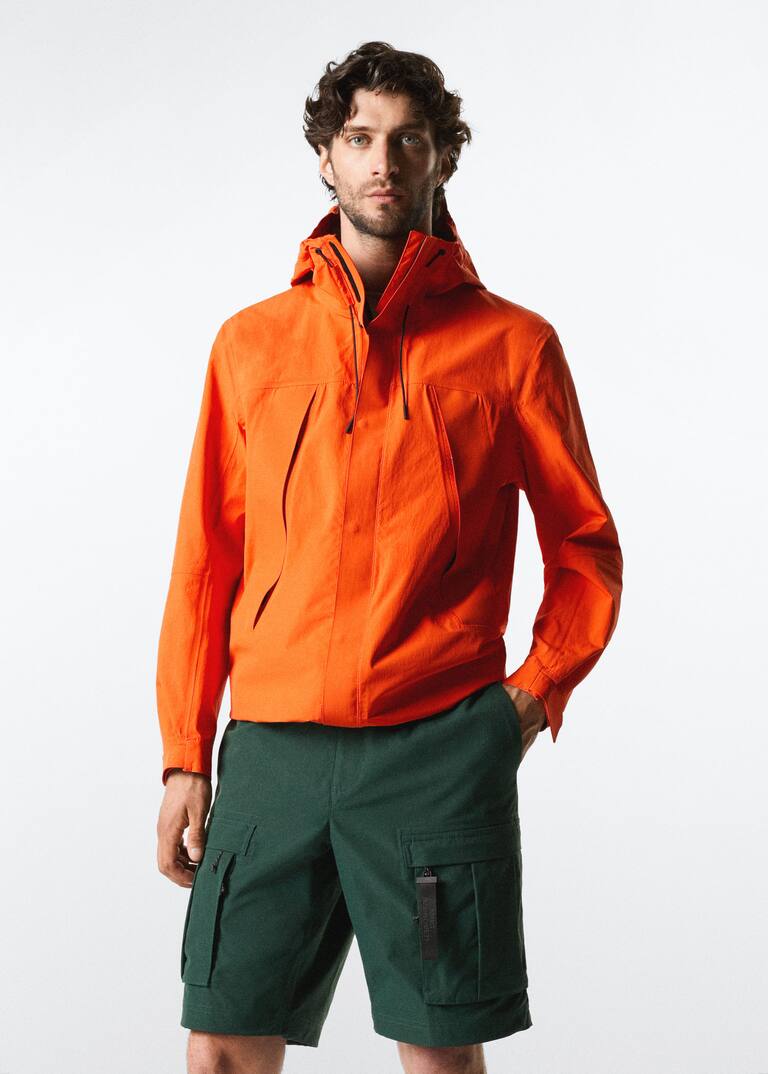 Waterproof windbreaker jacket Man Mango Man The Philippines