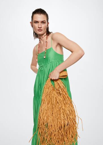 Dlouhé splývavé šaty - Detail zboží 2