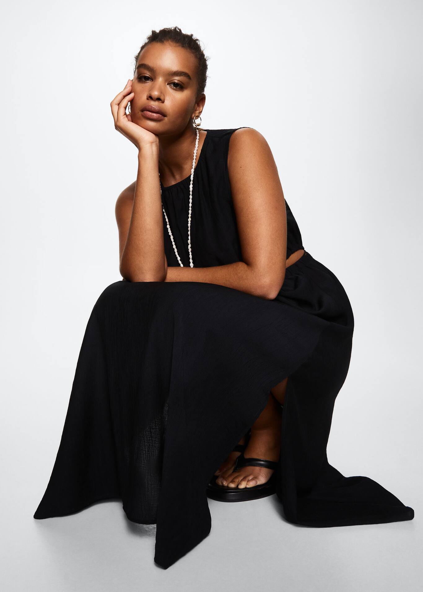 Robe fendue sur les côtés Femme MANGO OUTLET France