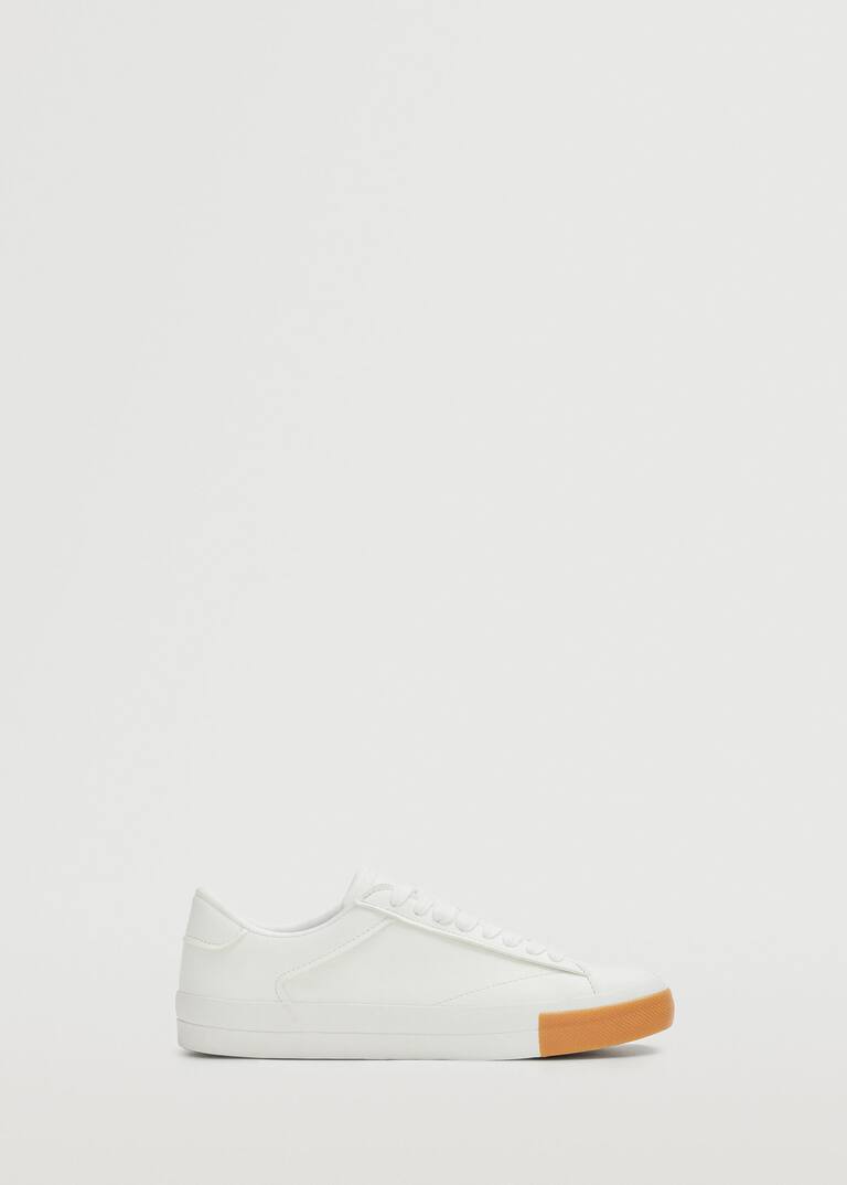 Laces basic sneakers Women Mango USA