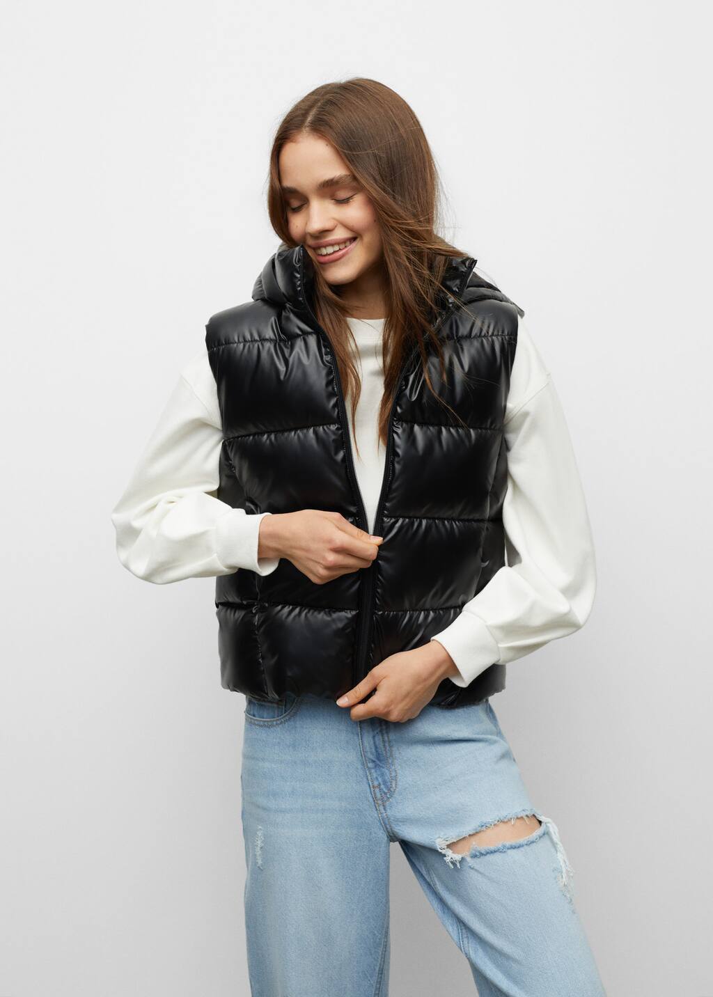 Mango Quilted vest 37013760 99