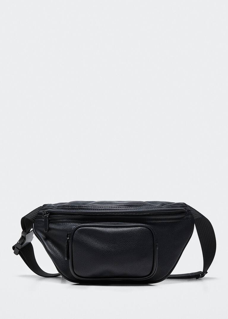 Faux leather bum bag Men Mango Man USA