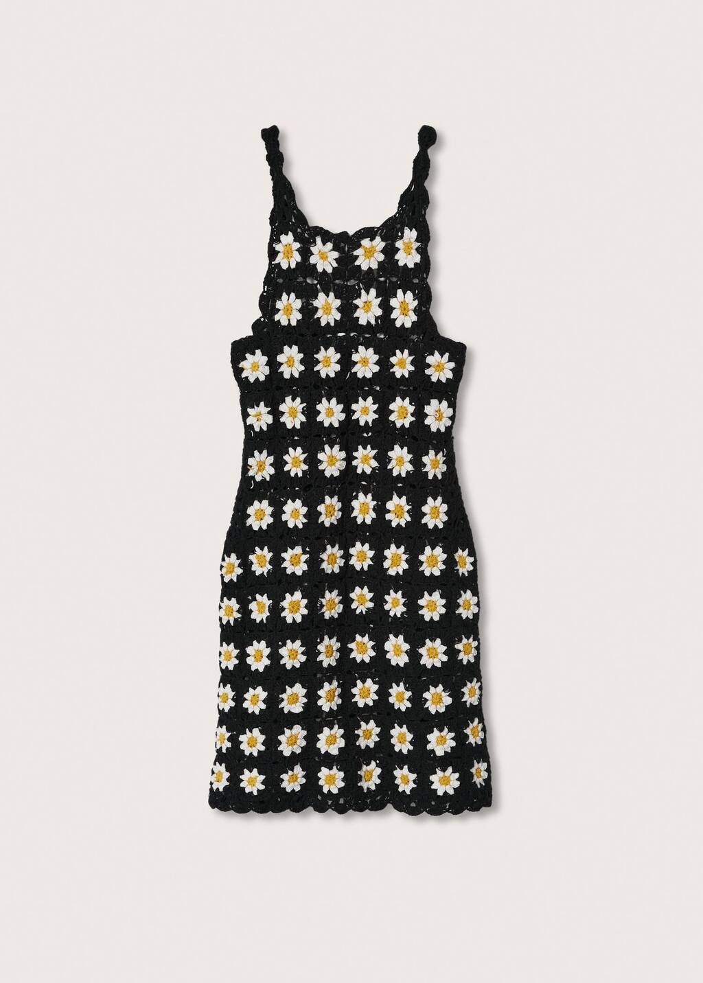 Mango Daisy crochet dress 37040029 99