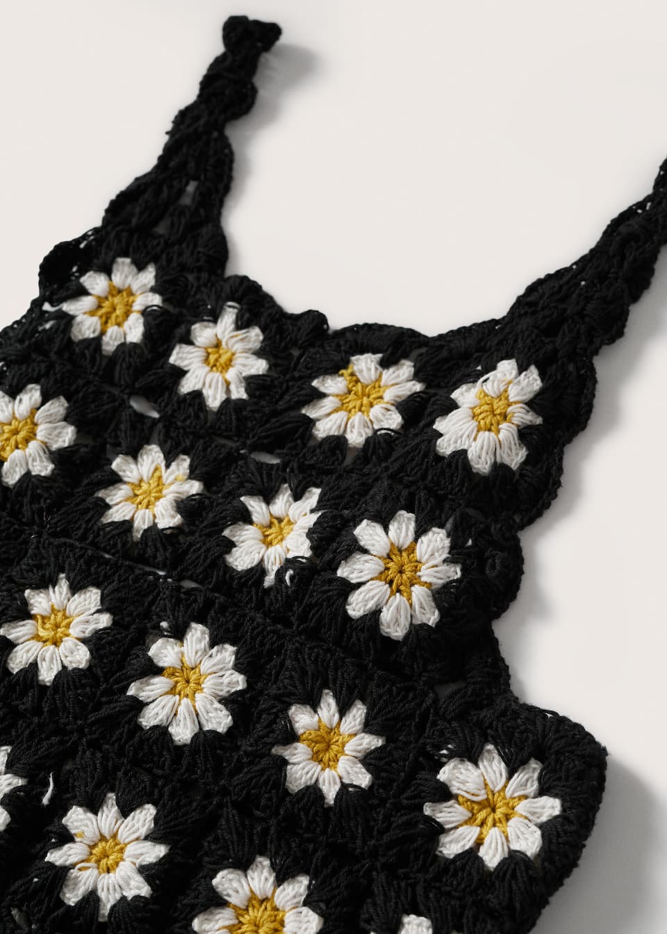 Daisy crochet dress Woman MANGO OUTLET United Kingdom