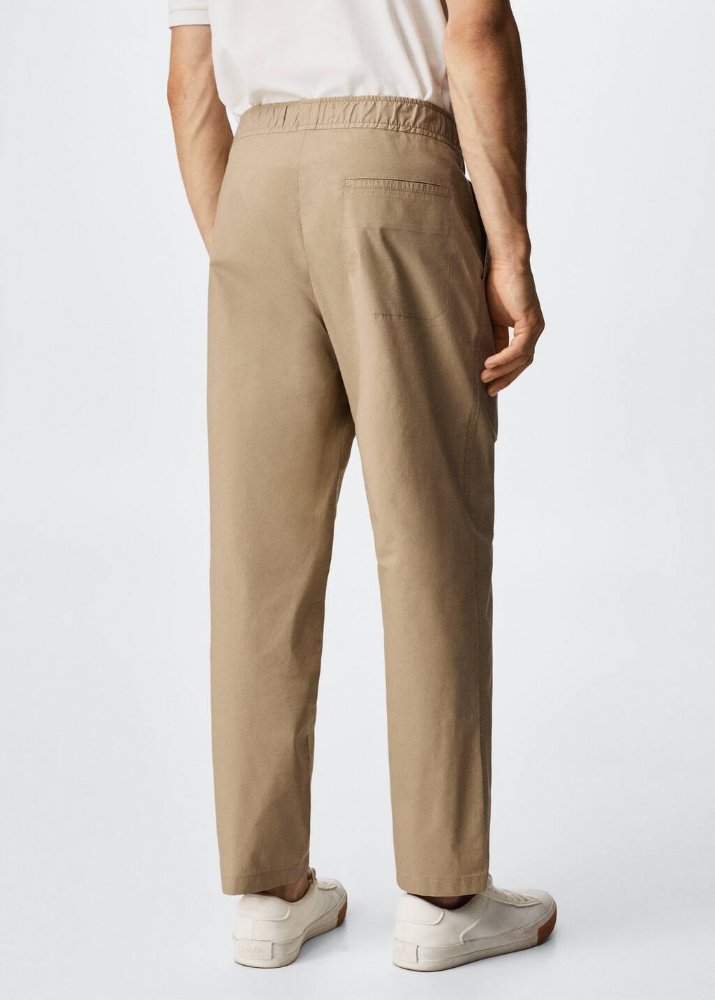 Mango Cotton joggerstyle trousers 37040564 08