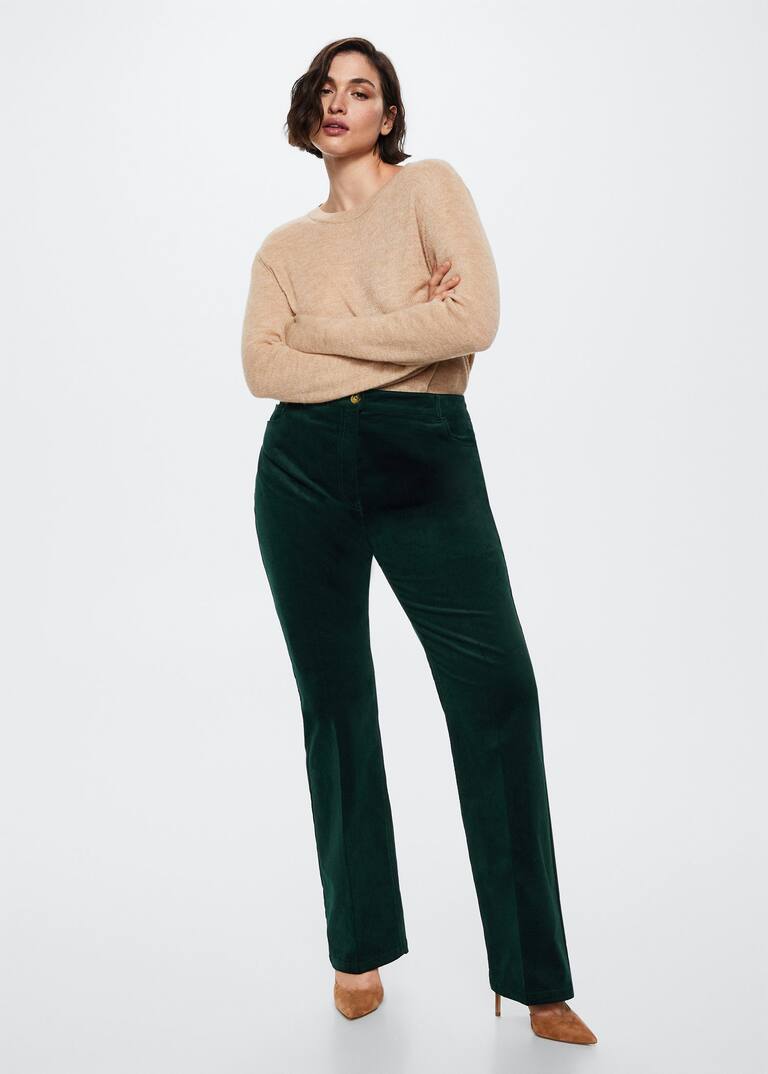 pantalon flare mango outlet - Main Image