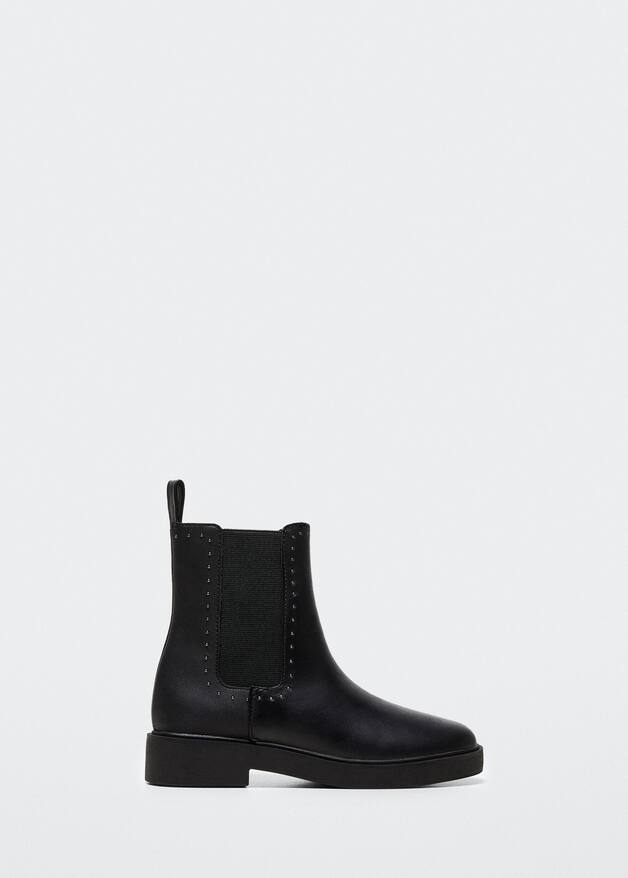 mango bottines croco