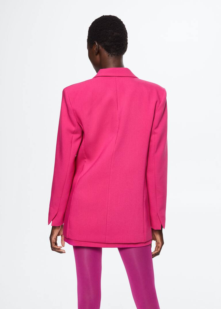 Peak lapel suit blazer Women Mango USA