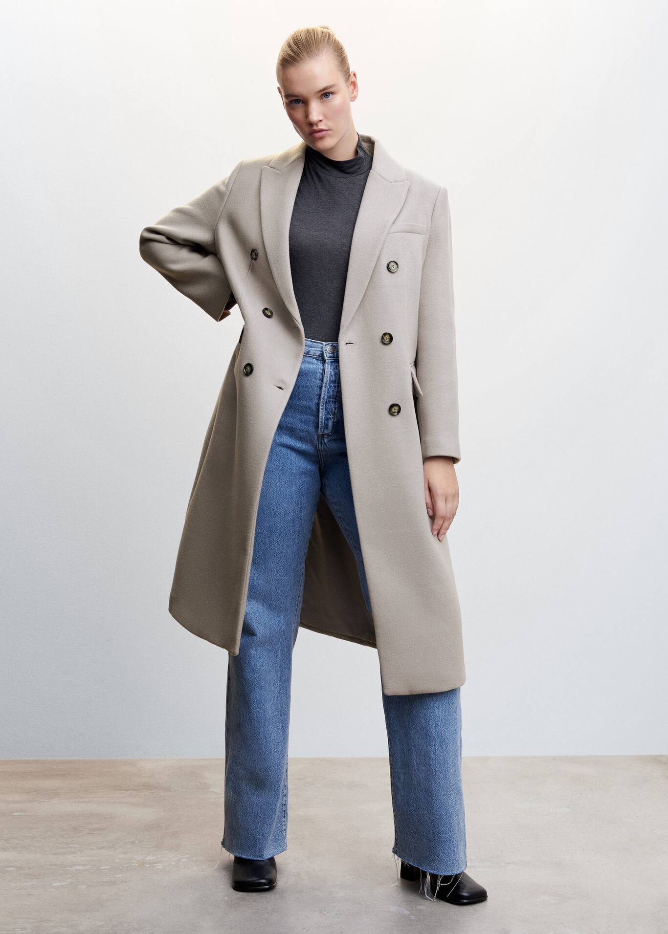 Tailored wool coat Women MANGO OUTLET USA