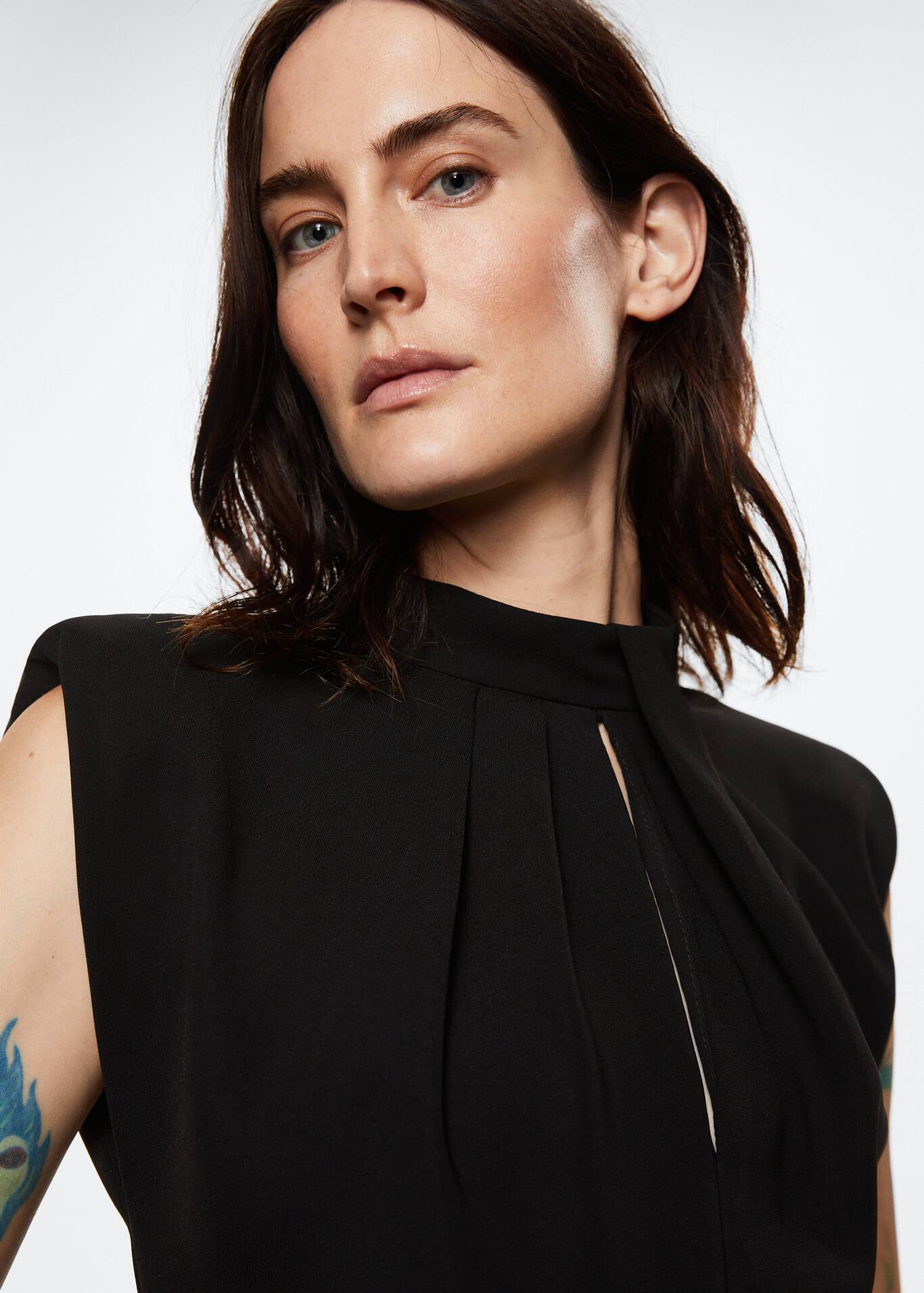 Shoulder pad dress Women MANGO OUTLET USA