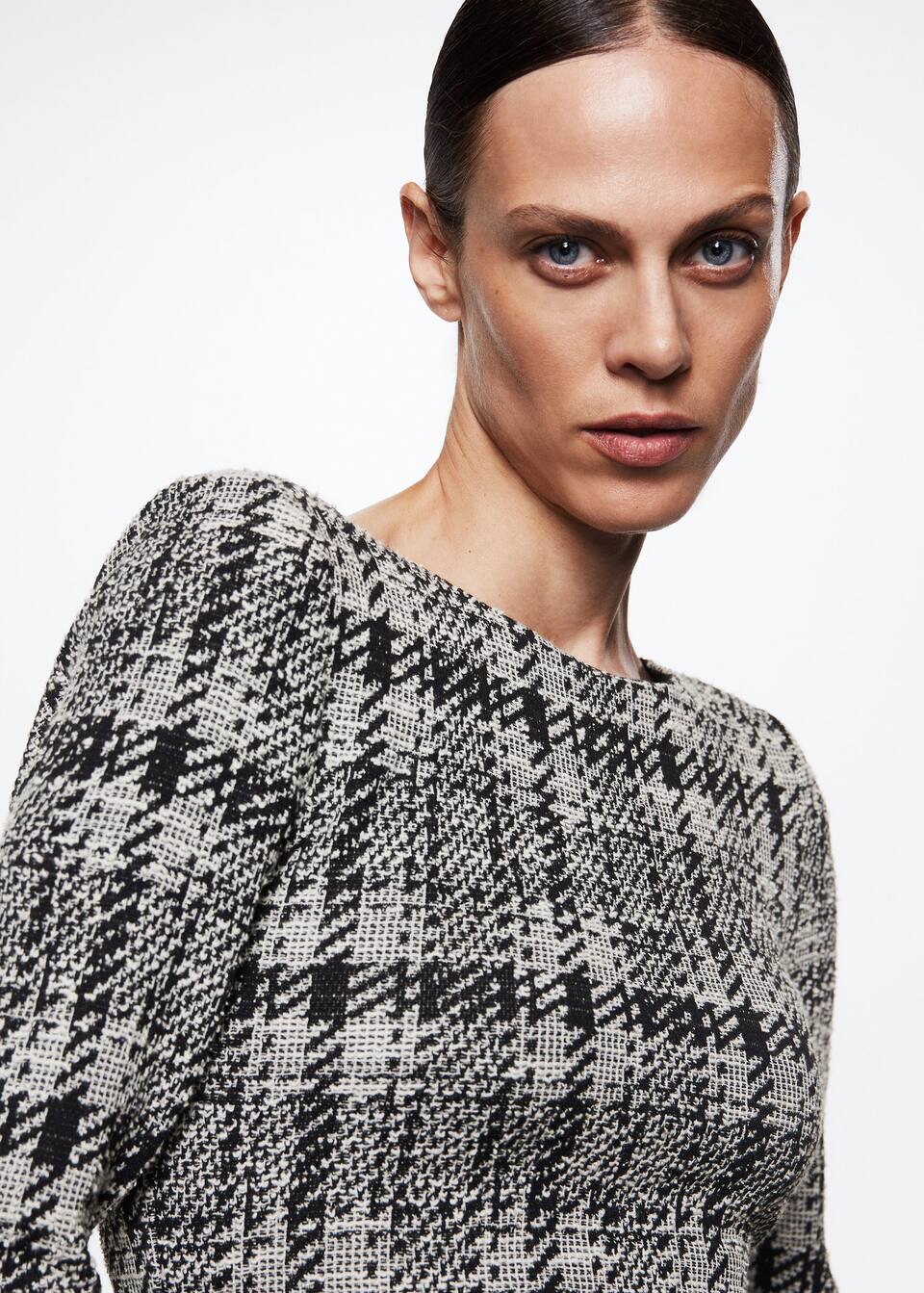 Stripped Tweed Dress Women MANGO OUTLET USA stripped-tweed-dress-women-mango-outlet-usa