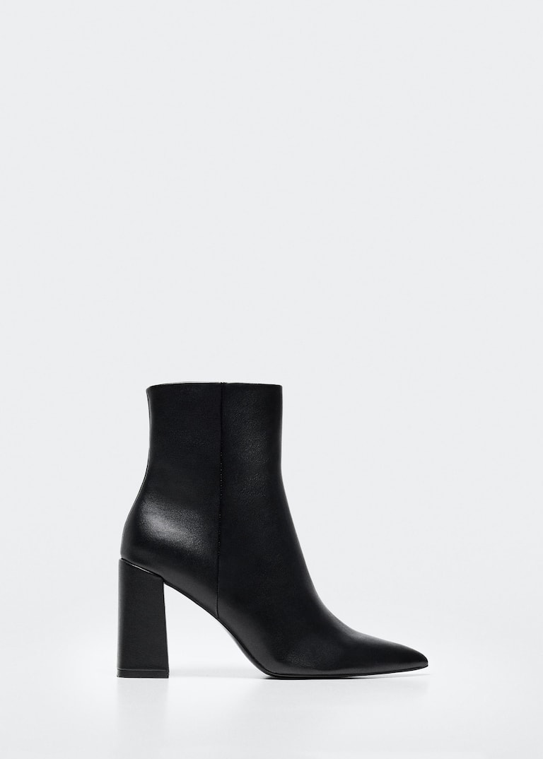 Ankle boots with block heel Women Mango USA