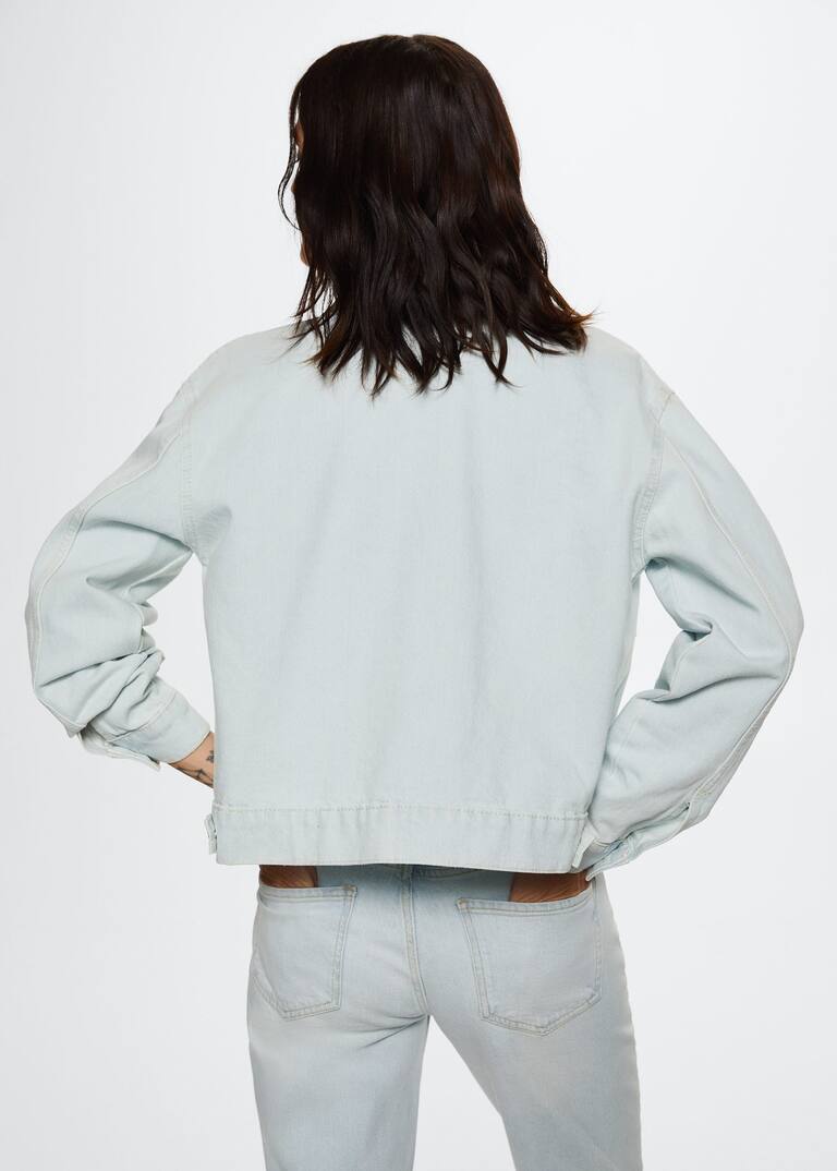 Pockets denim jacket Women Mango USA