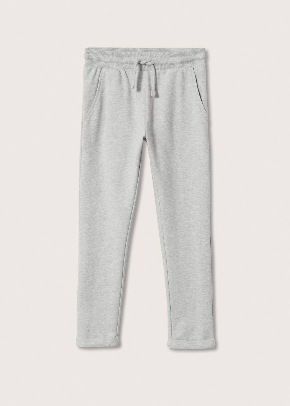 Cotton joggerstyle trousers Girls MANGO OUTLET Greece