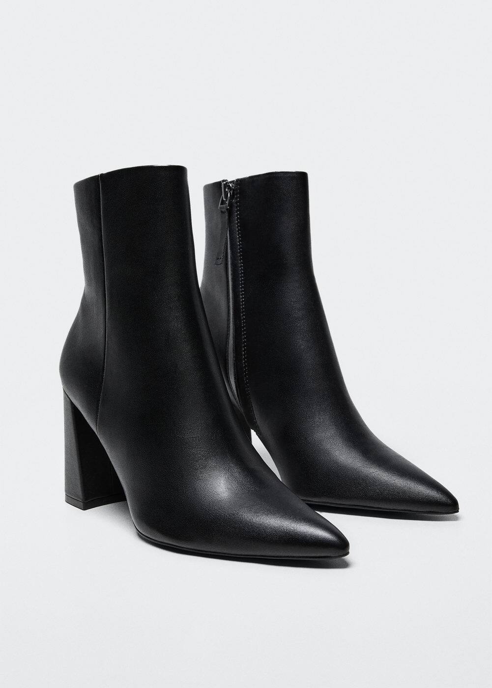 Ankle boots with block heel -  Woman | Mango Ireland