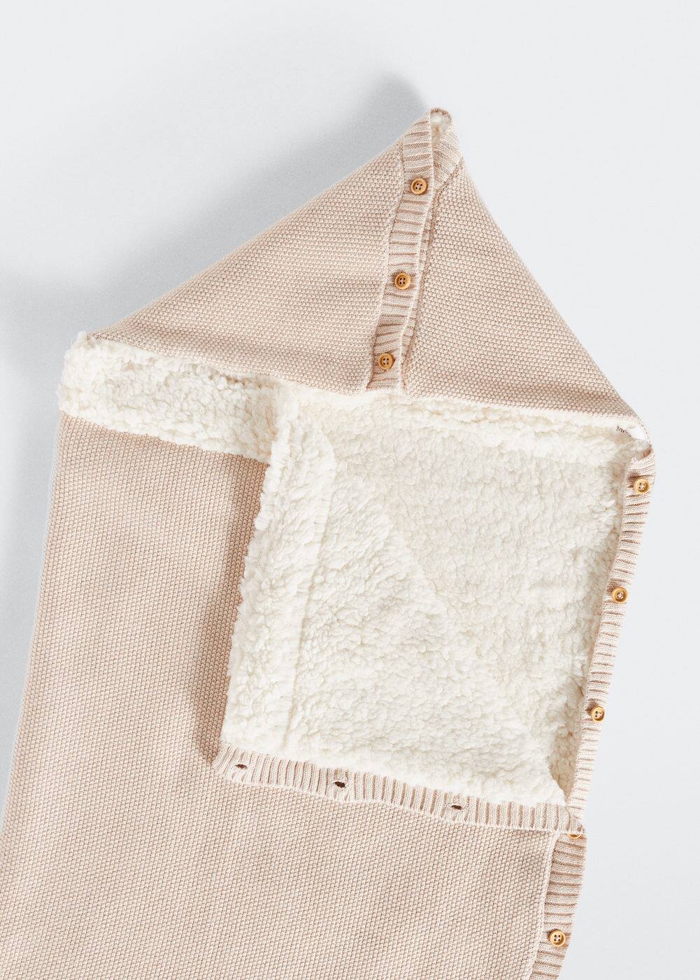 Shearling baby carrier bag Girls MANGO OUTLET Bulgaria