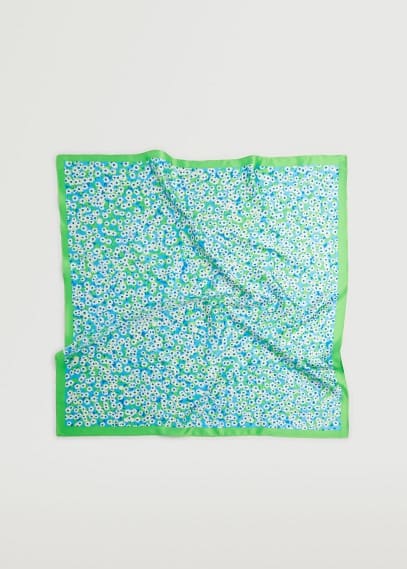 Foulard stampa floreale