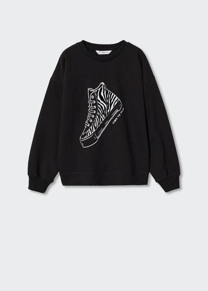 Felpa stampata cotone