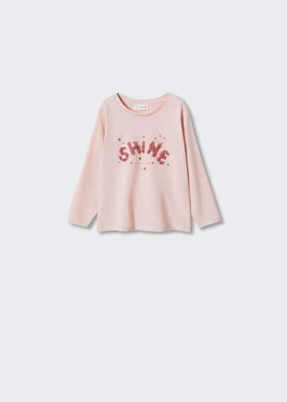 Maglietta maniche lunghe rilievo