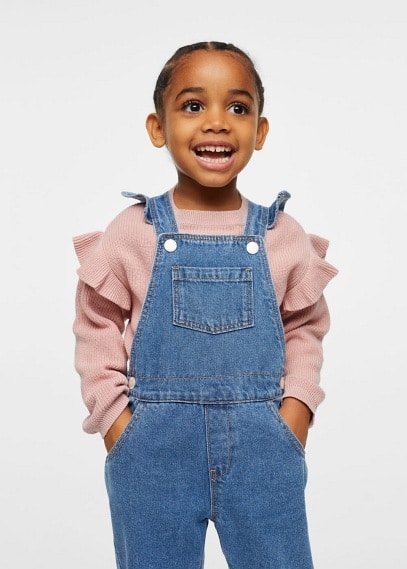 Pullover cotone volant