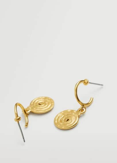 Orecchini ciondoli metallo