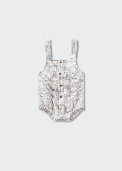 Abito a tuta cotone stampato