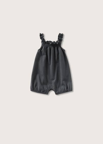 Salopette corta cotone