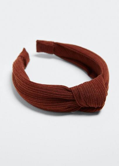 Diadema testurizzato nodo