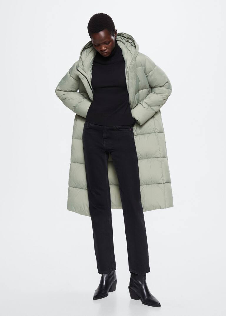 Quilted long coat Women Mango United Kingdom