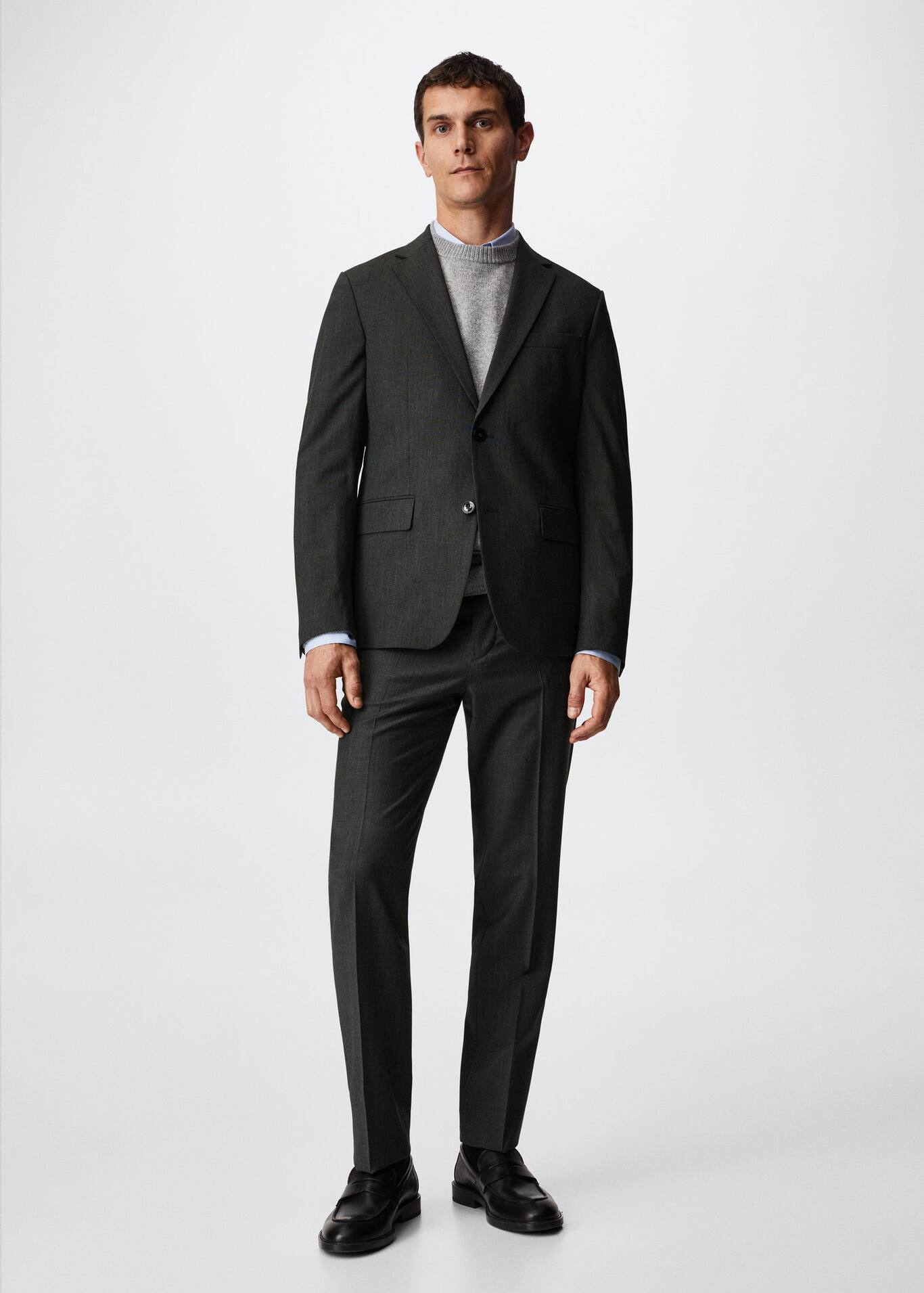 Veste costume laine - Homme | MANGO OUTLET France