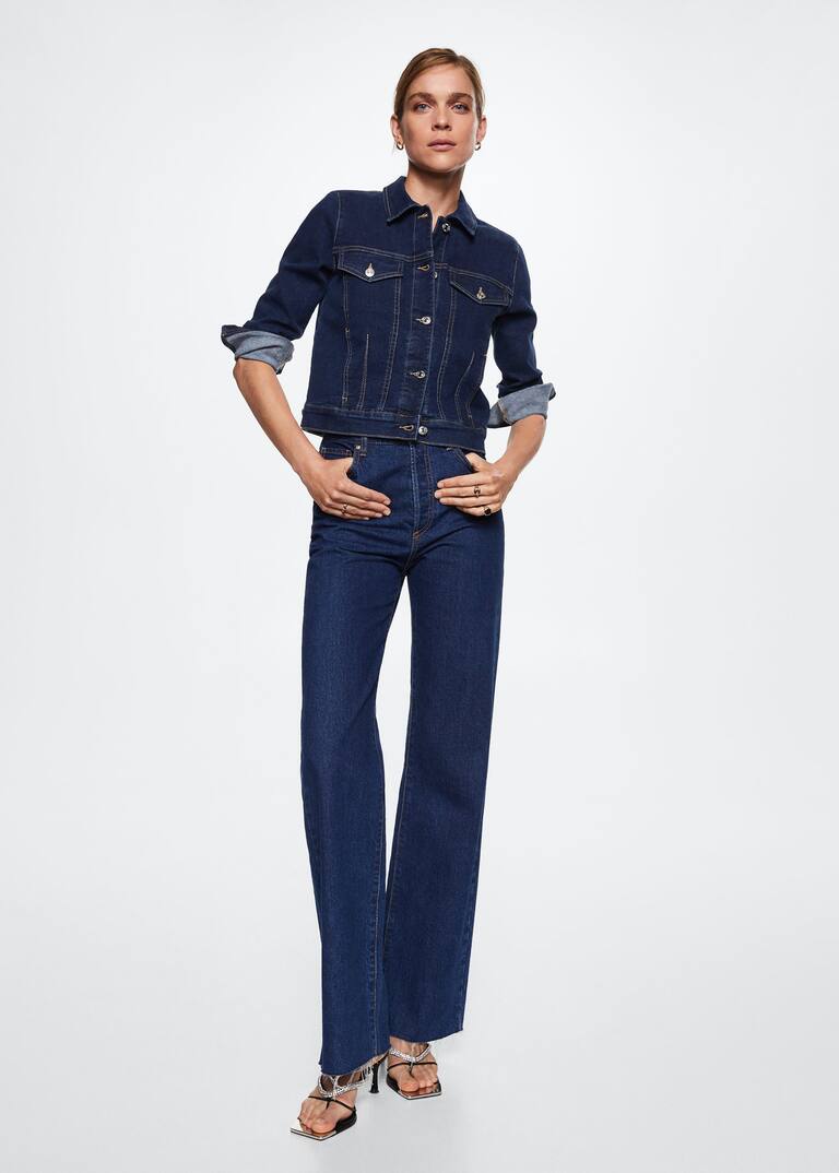 Cotton denim jacket Woman Mango Canada