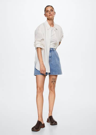 Maglietta basic scollo stondato