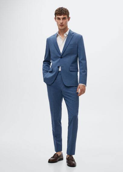 Giacca completo slim fit lana