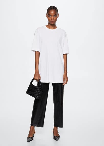 Maglietta oversize cotone