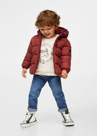 Piumino imbottito cappuccio