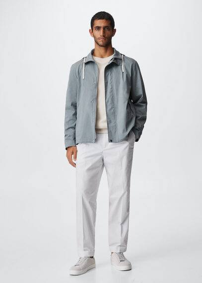 Giacca a vento cappuccio