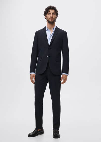 Camicia completo slim-fit texture