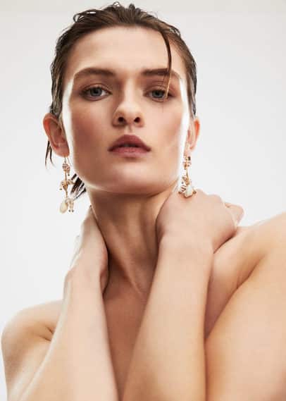 Orecchini conchiglia combinati