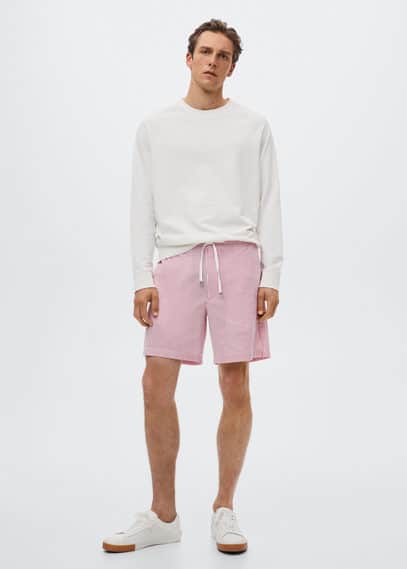 Bermuda seersucker righe