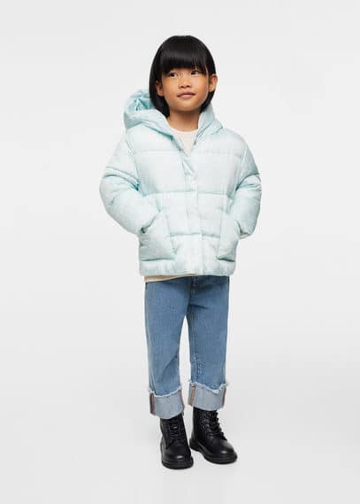 Piumino imbottito stampa