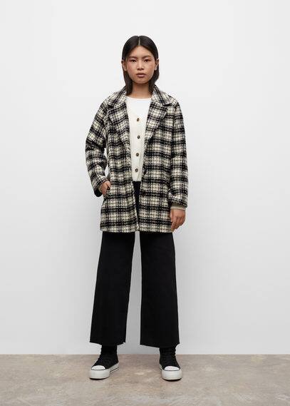 Cappotto revers quadri