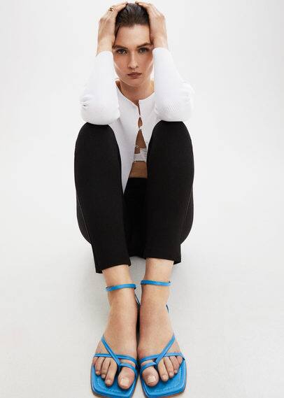 Sandali fasce decorative