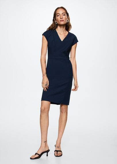 Abito cotone aderente