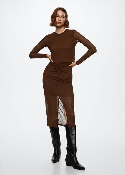 Maglietta melangiata