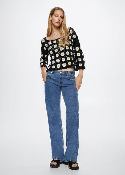 Pullover crochet margherite