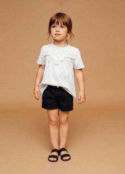 Maglietta dettaglio crochet