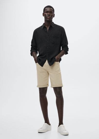 Bermuda denim cotone stretch